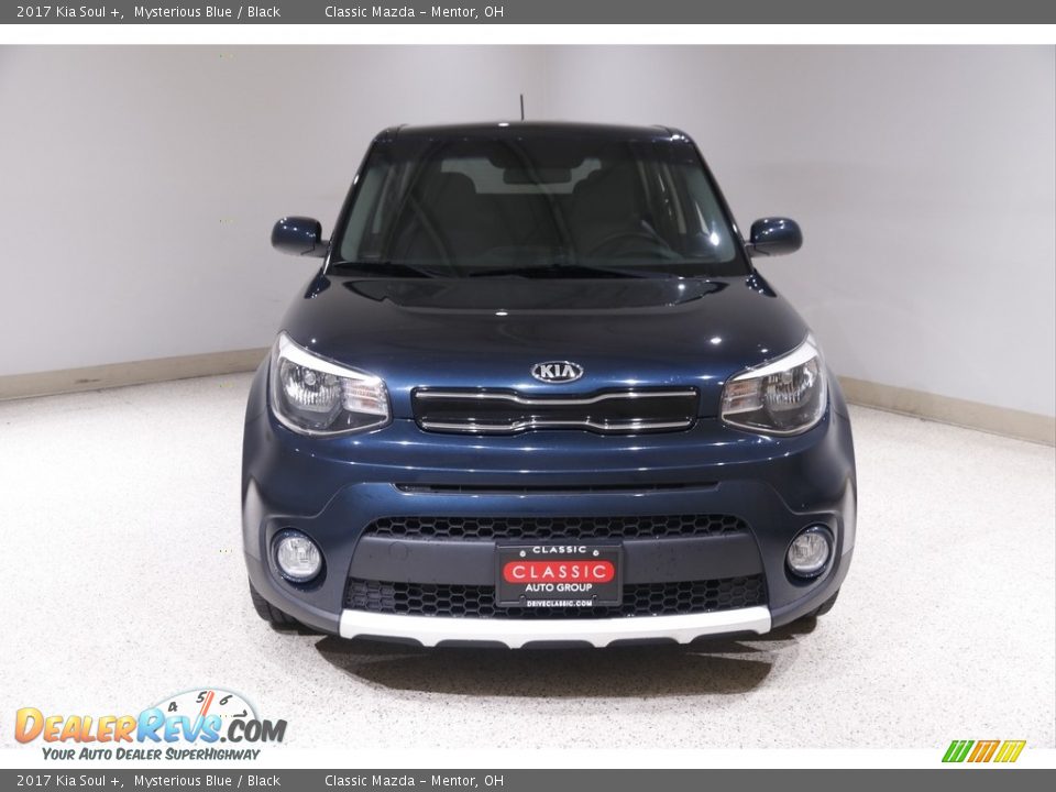 2017 Kia Soul + Mysterious Blue / Black Photo #2
