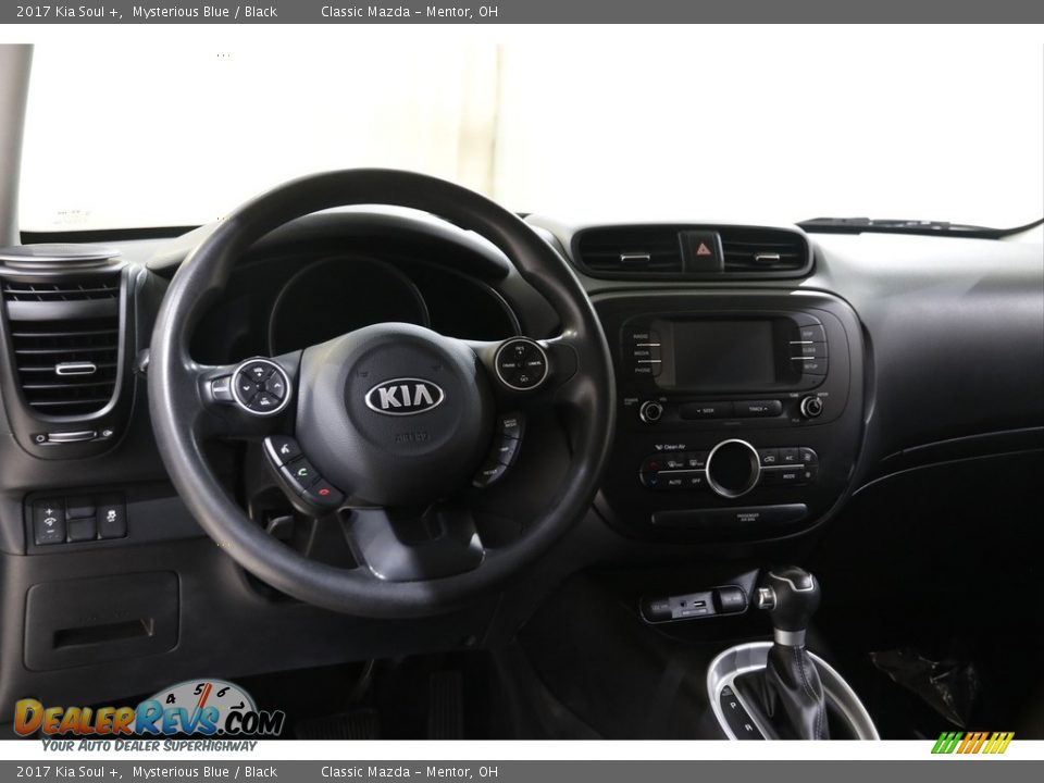 2017 Kia Soul + Mysterious Blue / Black Photo #6
