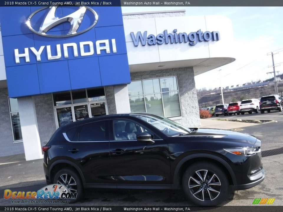 2018 Mazda CX-5 Grand Touring AWD Jet Black Mica / Black Photo #2