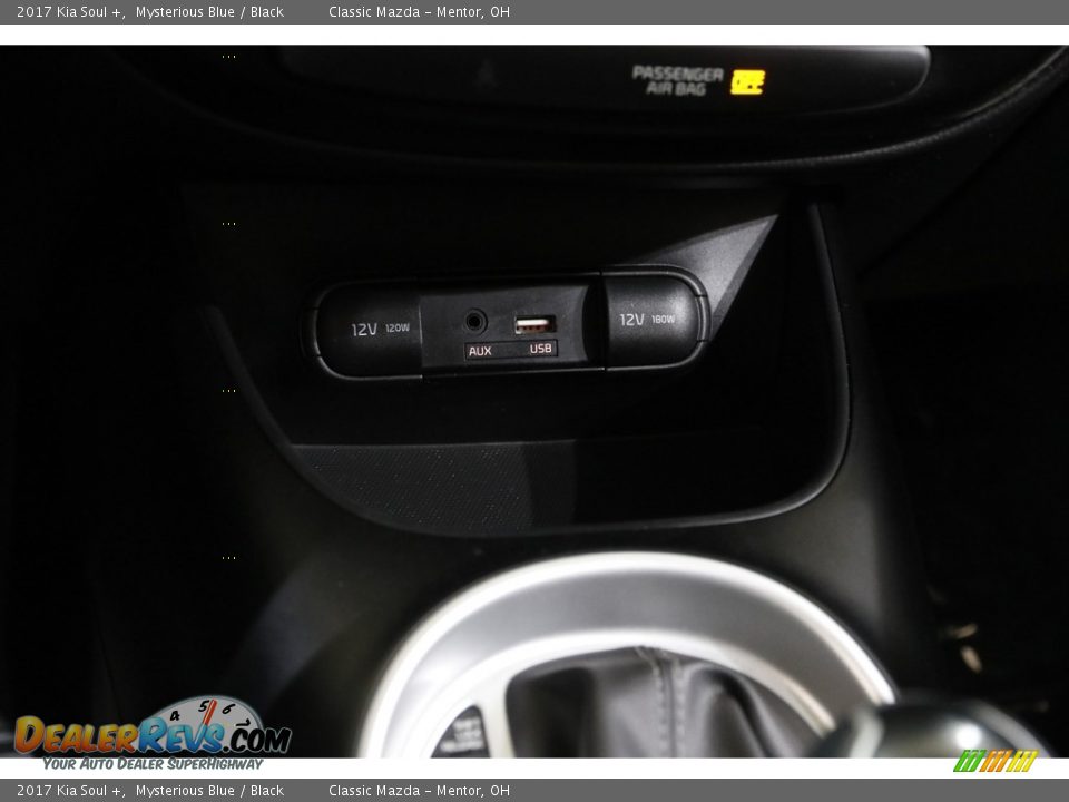 2017 Kia Soul + Mysterious Blue / Black Photo #12