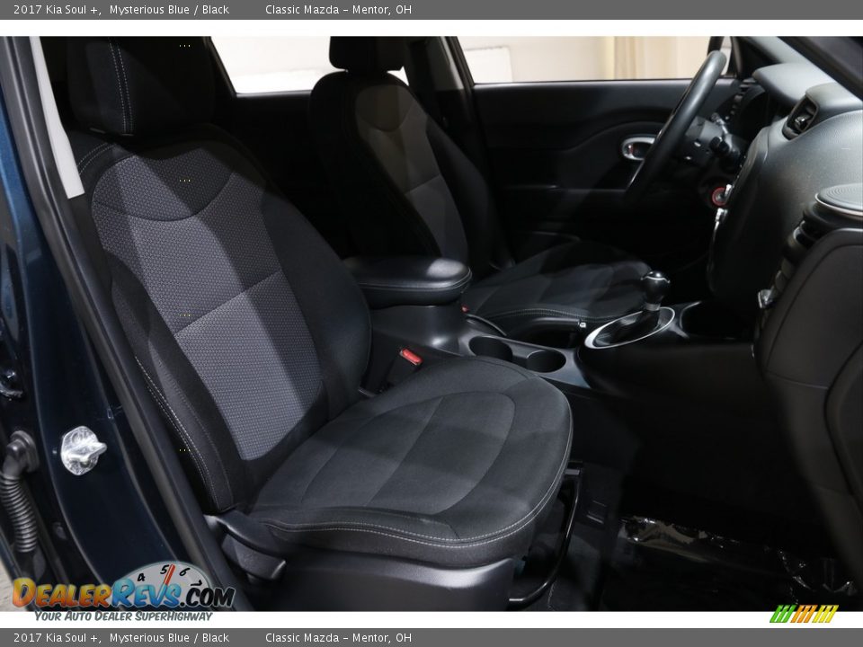 2017 Kia Soul + Mysterious Blue / Black Photo #14