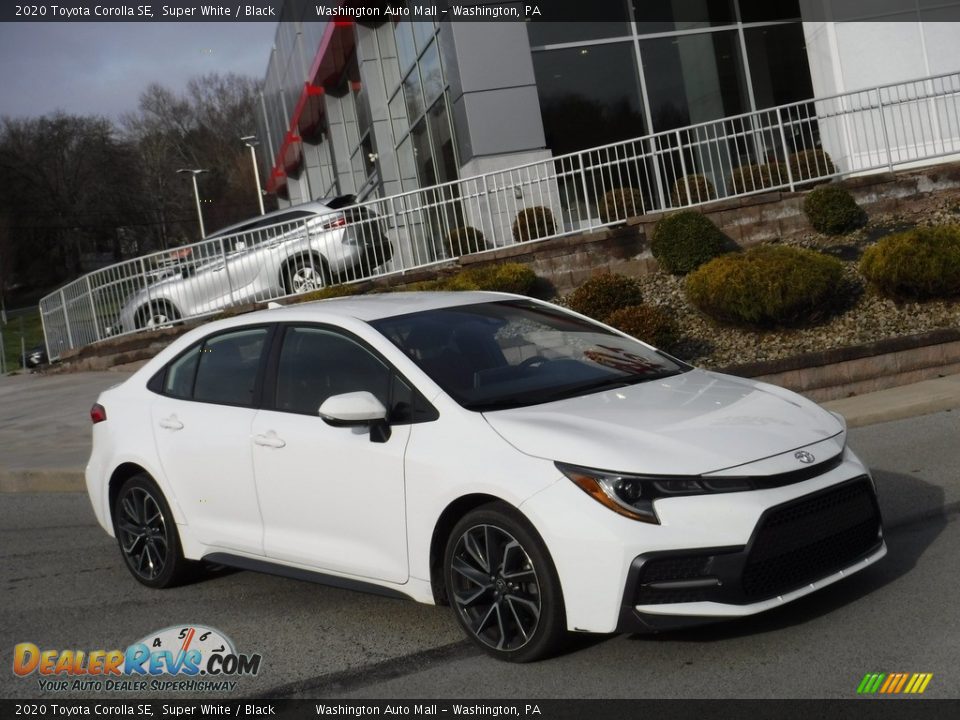 2020 Toyota Corolla SE Super White / Black Photo #1