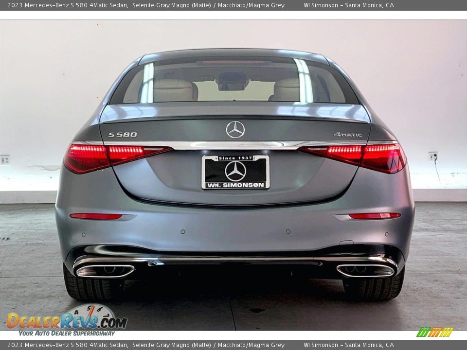 2023 Mercedes-Benz S 580 4Matic Sedan Selenite Gray Magno (Matte) / Macchiato/Magma Grey Photo #3