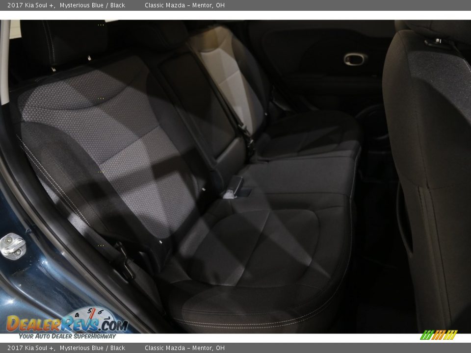 2017 Kia Soul + Mysterious Blue / Black Photo #15
