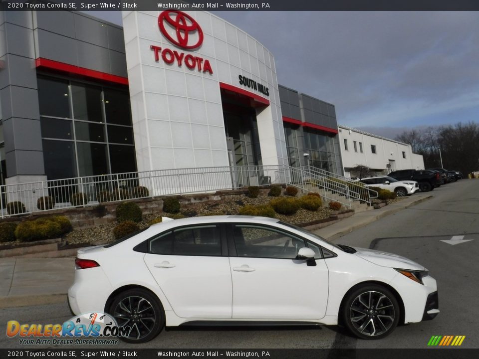 2020 Toyota Corolla SE Super White / Black Photo #2