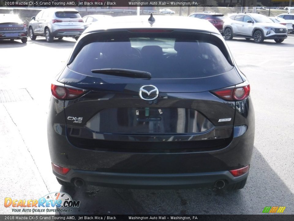 2018 Mazda CX-5 Grand Touring AWD Jet Black Mica / Black Photo #7