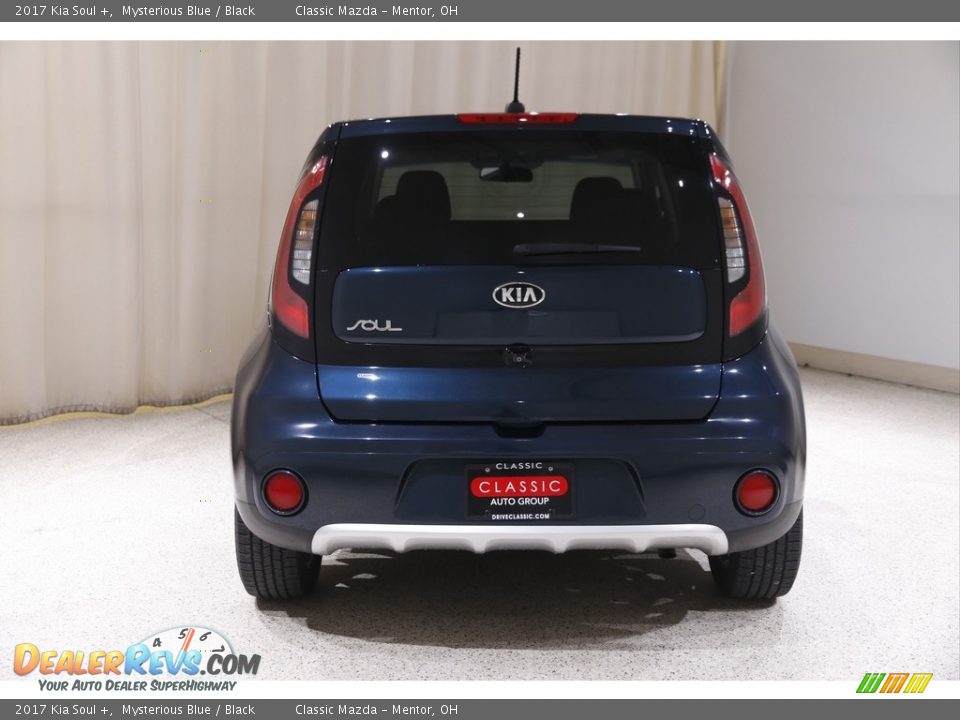 2017 Kia Soul + Mysterious Blue / Black Photo #17