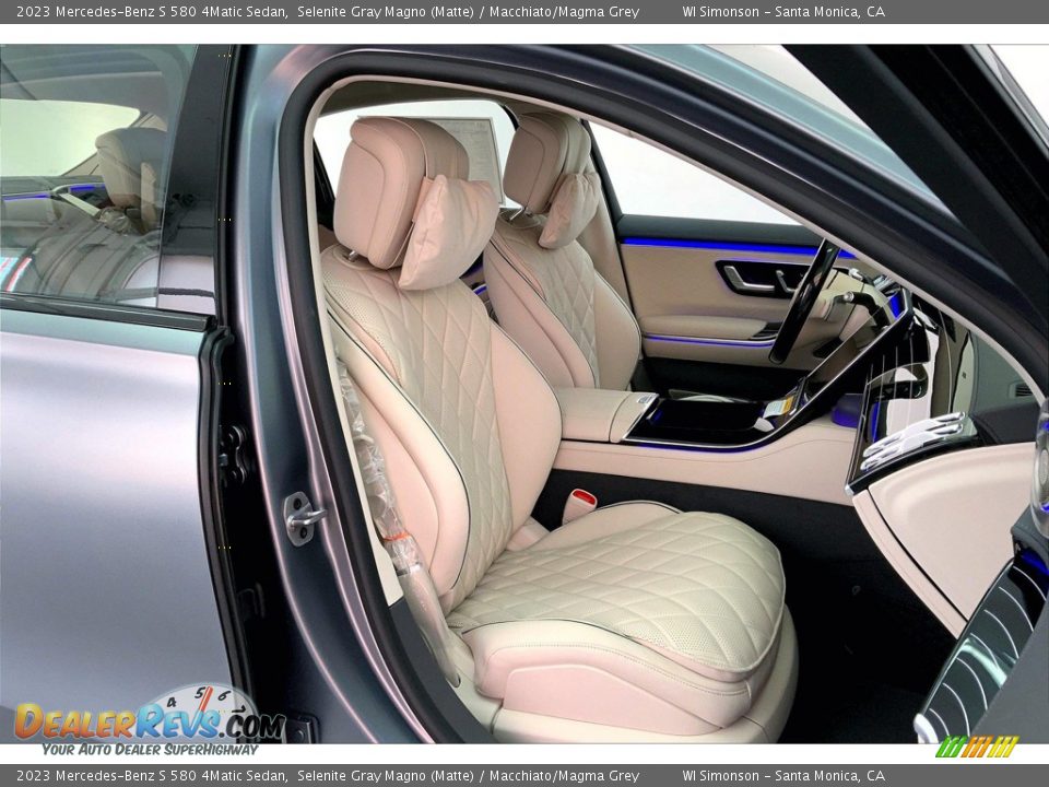 Macchiato/Magma Grey Interior - 2023 Mercedes-Benz S 580 4Matic Sedan Photo #5