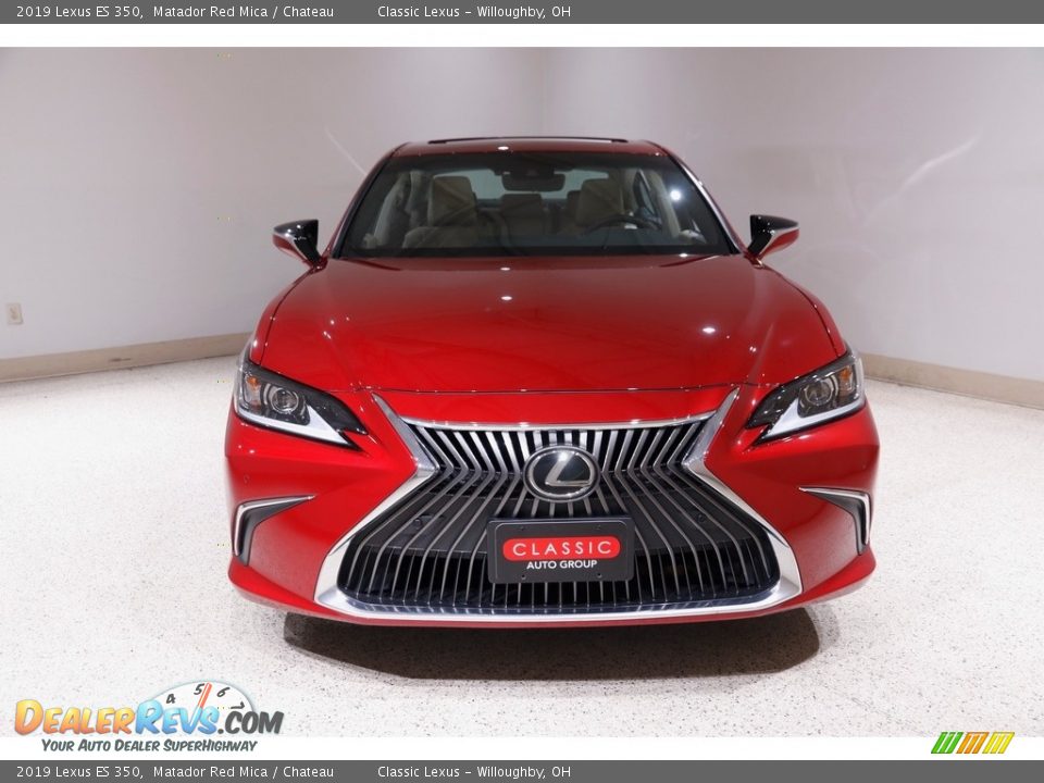 2019 Lexus ES 350 Matador Red Mica / Chateau Photo #2
