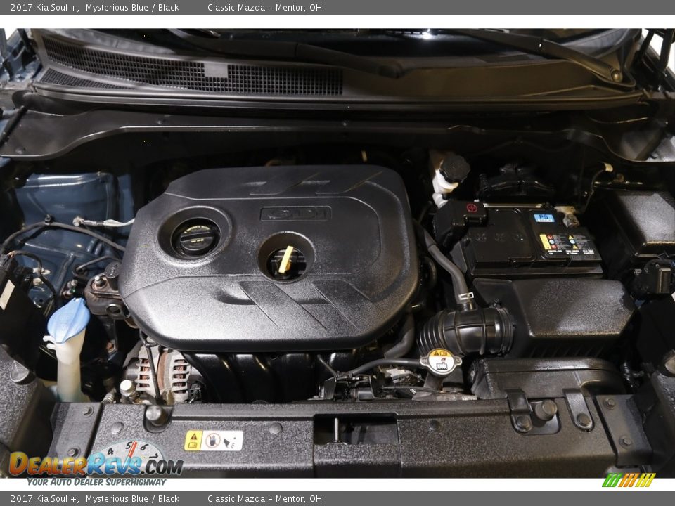 2017 Kia Soul + Mysterious Blue / Black Photo #18