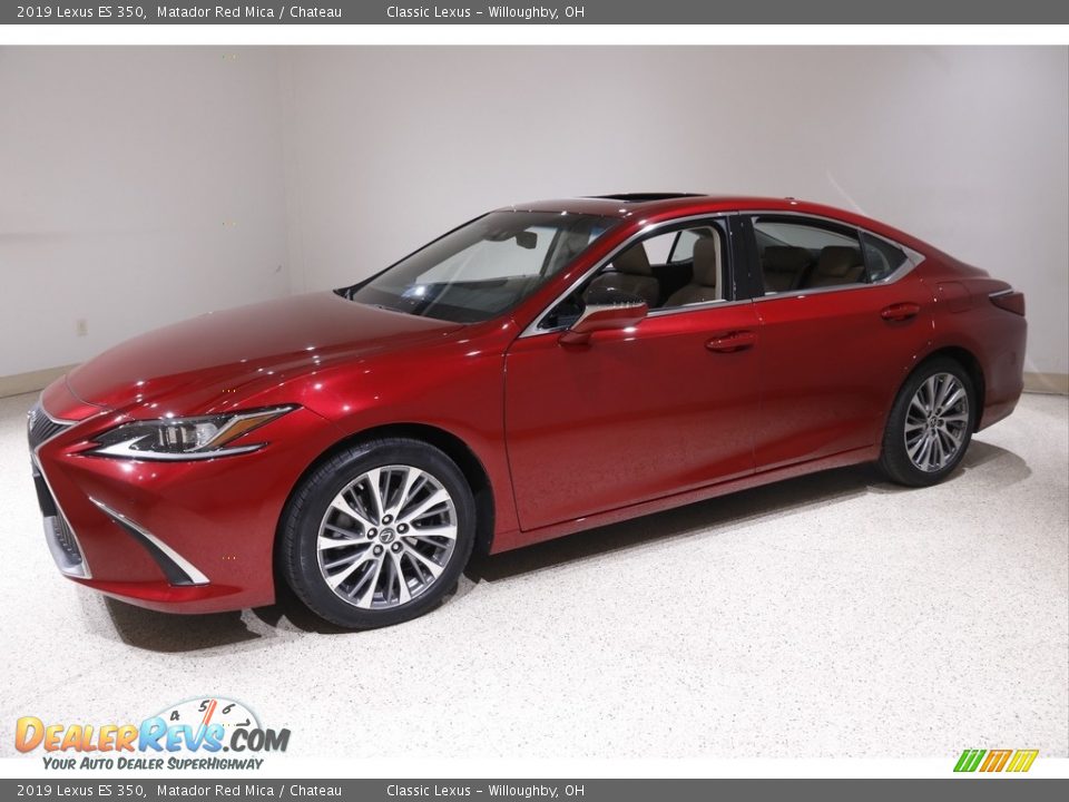 2019 Lexus ES 350 Matador Red Mica / Chateau Photo #3