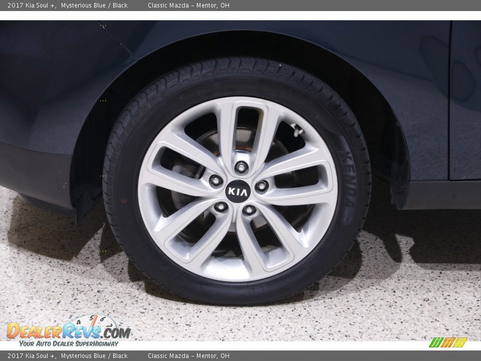 2017 Kia Soul + Mysterious Blue / Black Photo #19