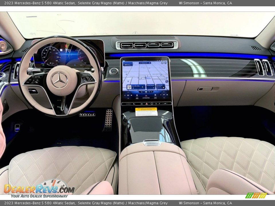 Dashboard of 2023 Mercedes-Benz S 580 4Matic Sedan Photo #6