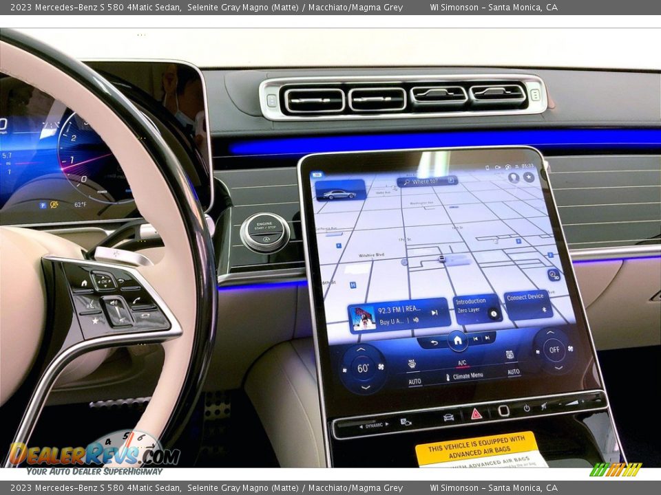 Navigation of 2023 Mercedes-Benz S 580 4Matic Sedan Photo #7