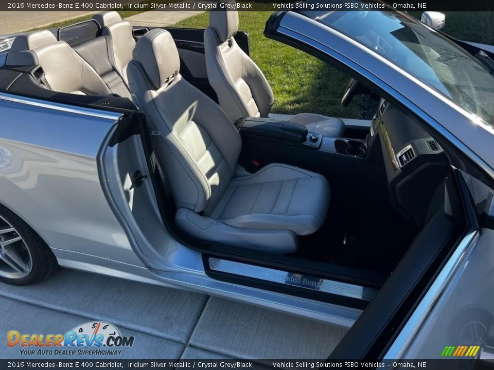 2016 Mercedes-Benz E 400 Cabriolet Iridium Silver Metallic / Crystal Grey/Black Photo #6