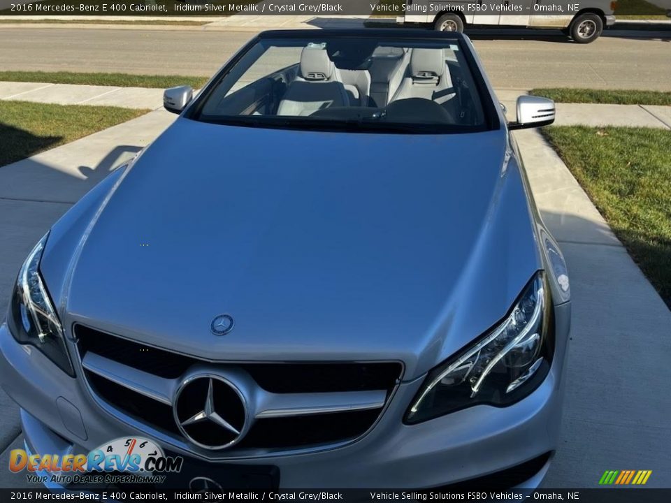 2016 Mercedes-Benz E 400 Cabriolet Iridium Silver Metallic / Crystal Grey/Black Photo #7