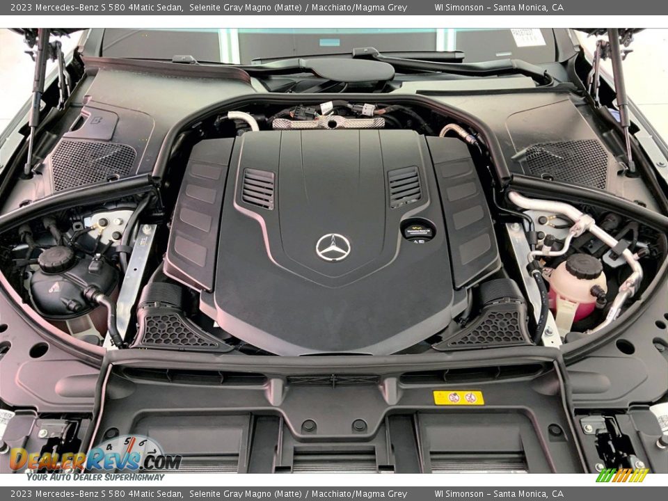 2023 Mercedes-Benz S 580 4Matic Sedan 4.0 Liter DI biturbo DOHC 32-Valve VVT V8 Engine Photo #9