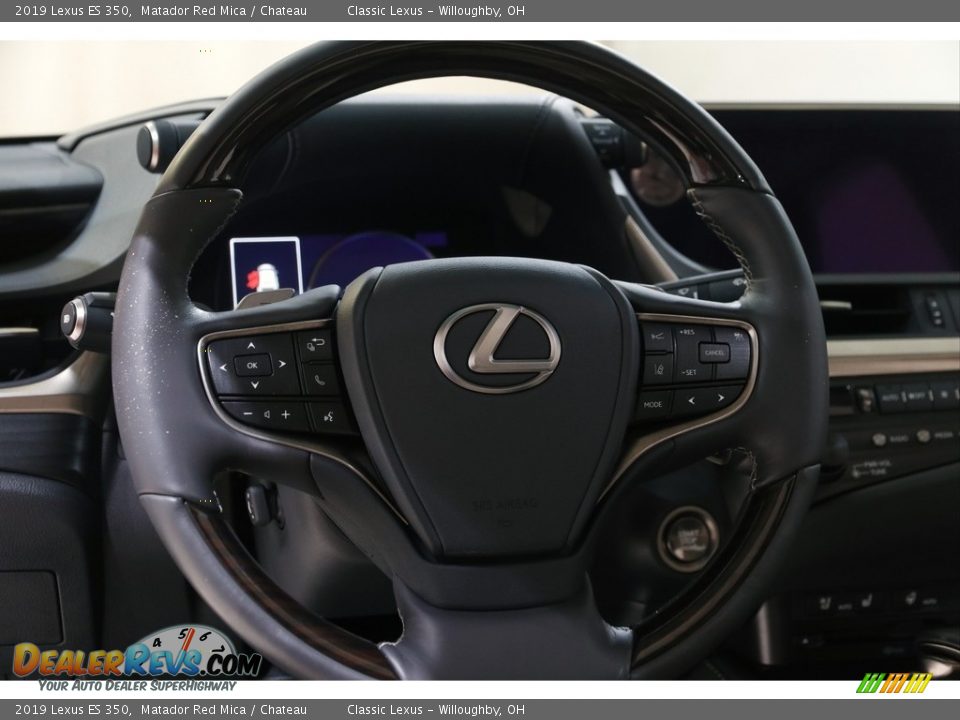 2019 Lexus ES 350 Matador Red Mica / Chateau Photo #7
