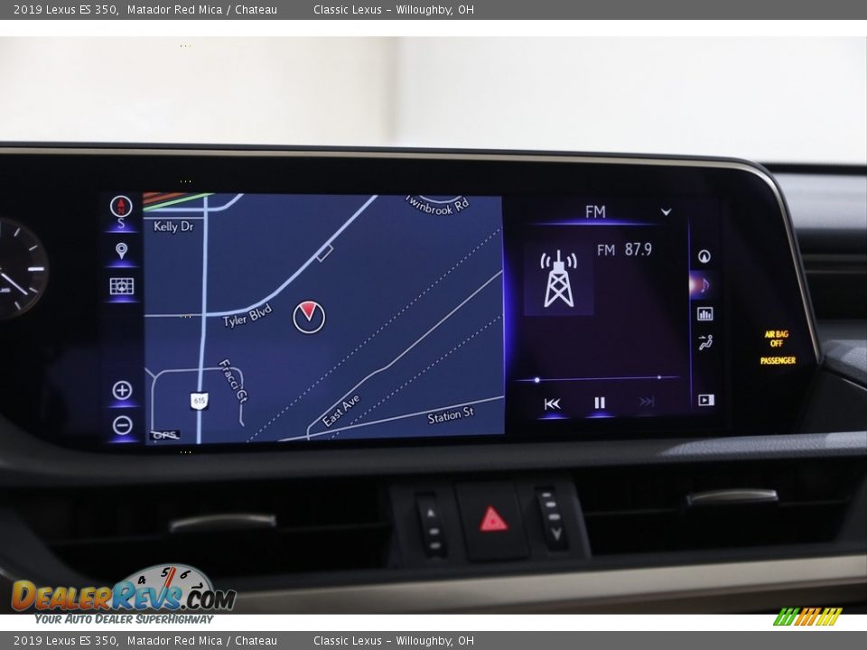 2019 Lexus ES 350 Matador Red Mica / Chateau Photo #11