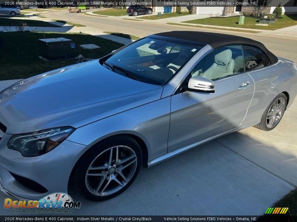 2016 Mercedes-Benz E 400 Cabriolet Iridium Silver Metallic / Crystal Grey/Black Photo #12