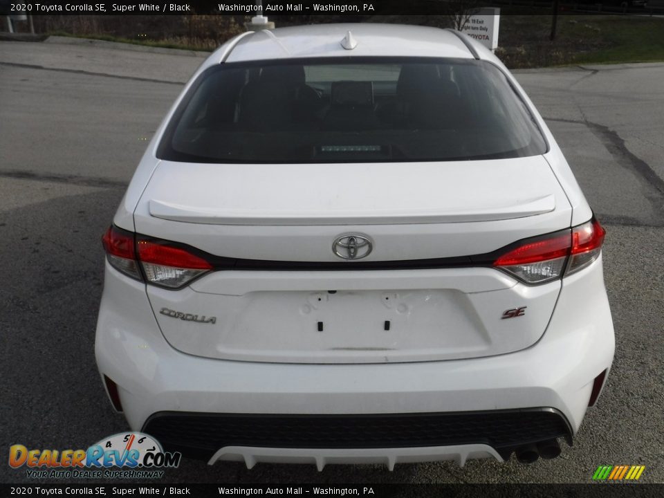 2020 Toyota Corolla SE Super White / Black Photo #13