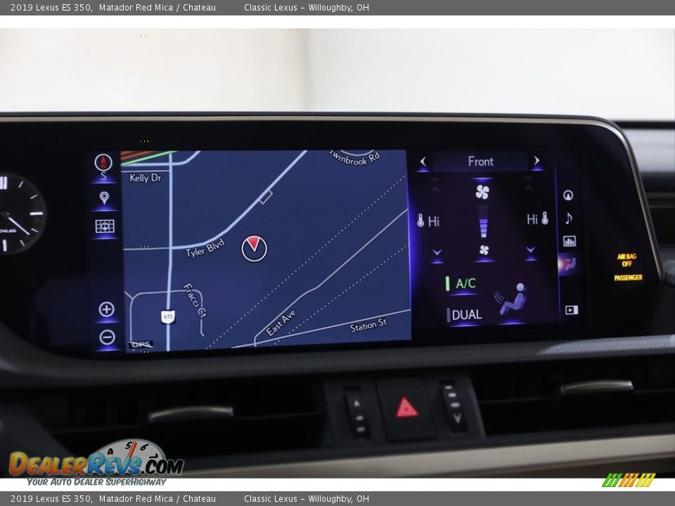 2019 Lexus ES 350 Matador Red Mica / Chateau Photo #13