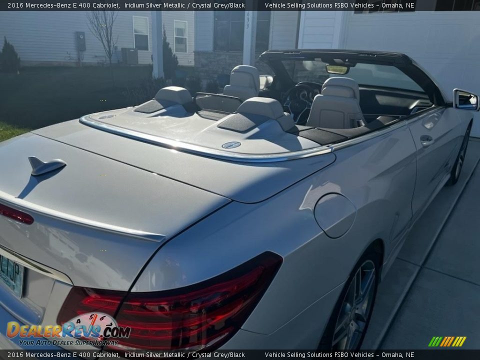 2016 Mercedes-Benz E 400 Cabriolet Iridium Silver Metallic / Crystal Grey/Black Photo #13