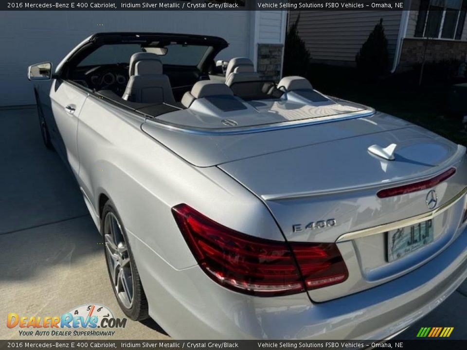 2016 Mercedes-Benz E 400 Cabriolet Iridium Silver Metallic / Crystal Grey/Black Photo #14