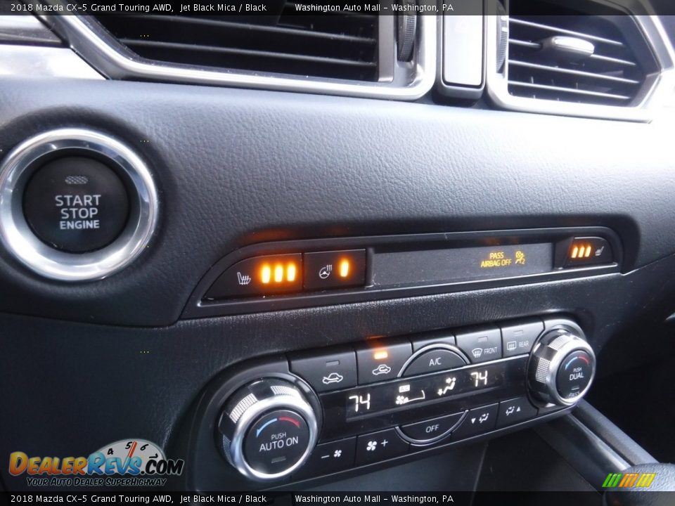 2018 Mazda CX-5 Grand Touring AWD Jet Black Mica / Black Photo #20