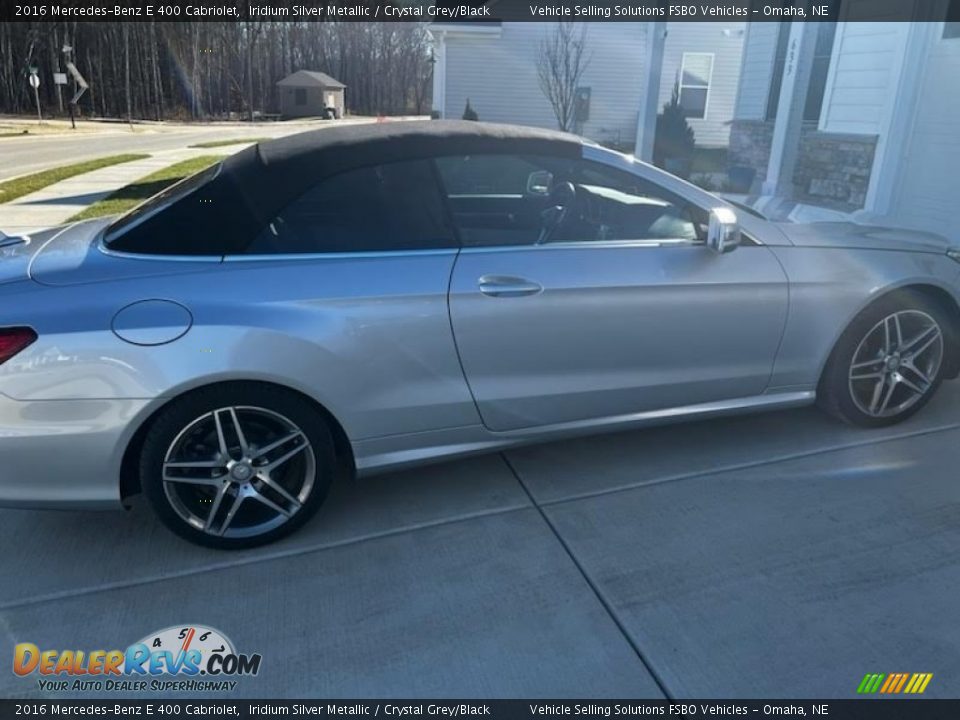 2016 Mercedes-Benz E 400 Cabriolet Iridium Silver Metallic / Crystal Grey/Black Photo #15