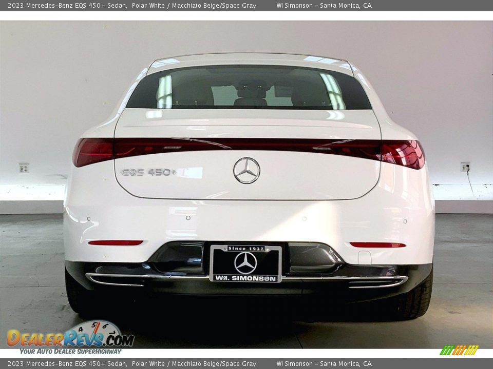 2023 Mercedes-Benz EQS 450+ Sedan Polar White / Macchiato Beige/Space Gray Photo #3