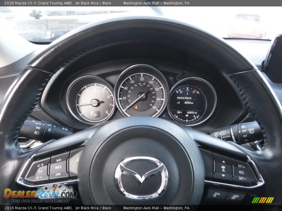 2018 Mazda CX-5 Grand Touring AWD Jet Black Mica / Black Photo #24