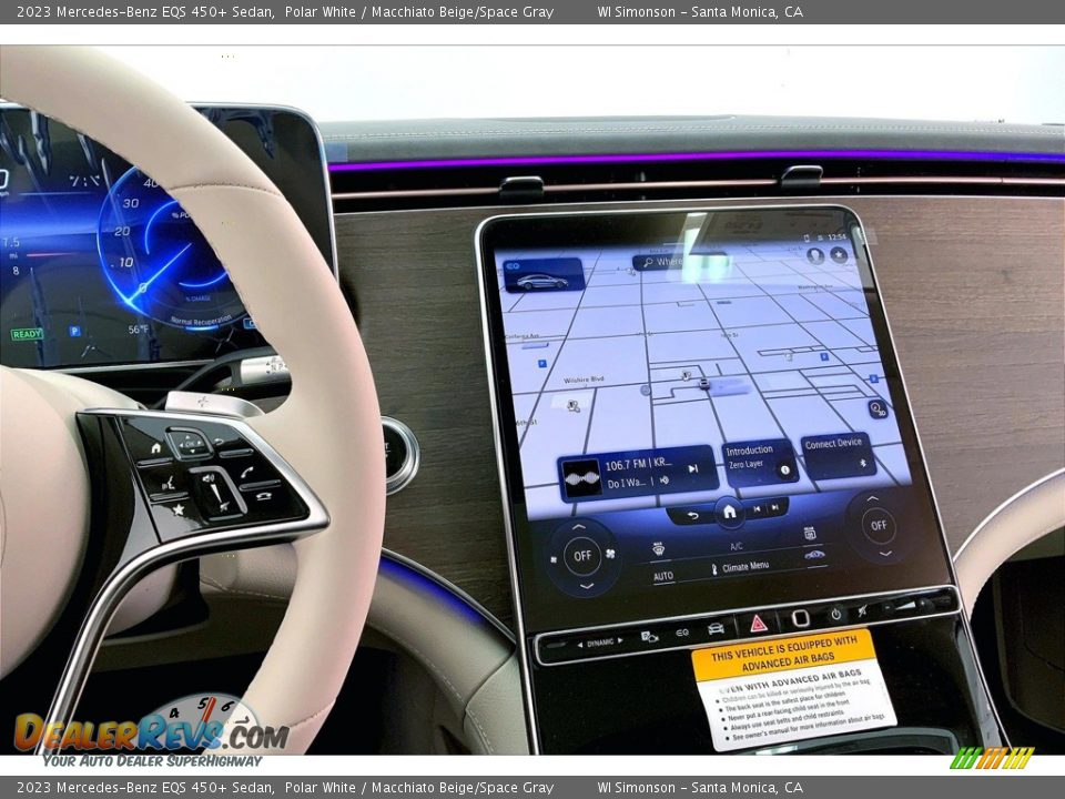 Navigation of 2023 Mercedes-Benz EQS 450+ Sedan Photo #7