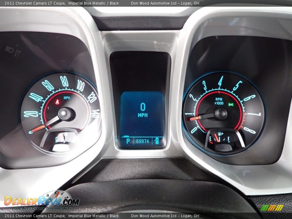 2011 Chevrolet Camaro LT Coupe Imperial Blue Metallic / Black Photo #16