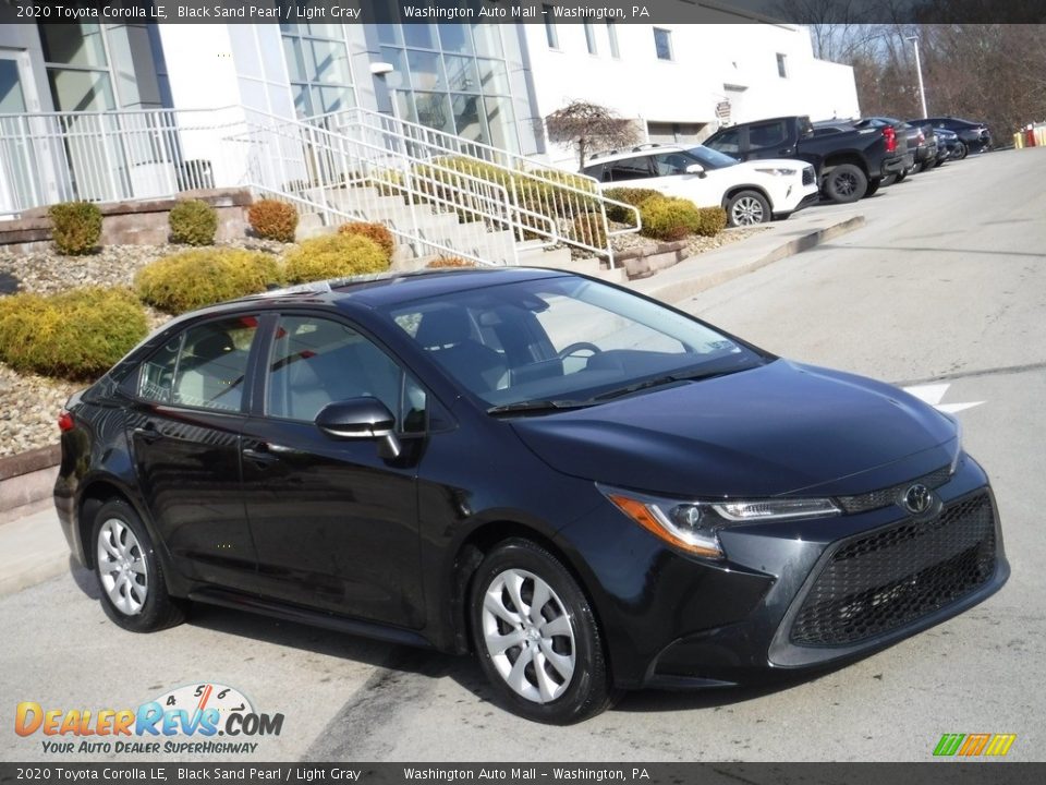 2020 Toyota Corolla LE Black Sand Pearl / Light Gray Photo #1