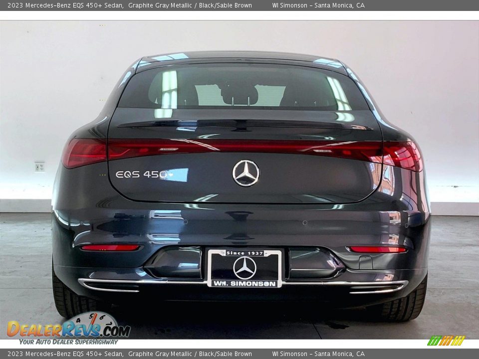 2023 Mercedes-Benz EQS 450+ Sedan Graphite Gray Metallic / Black/Sable Brown Photo #3