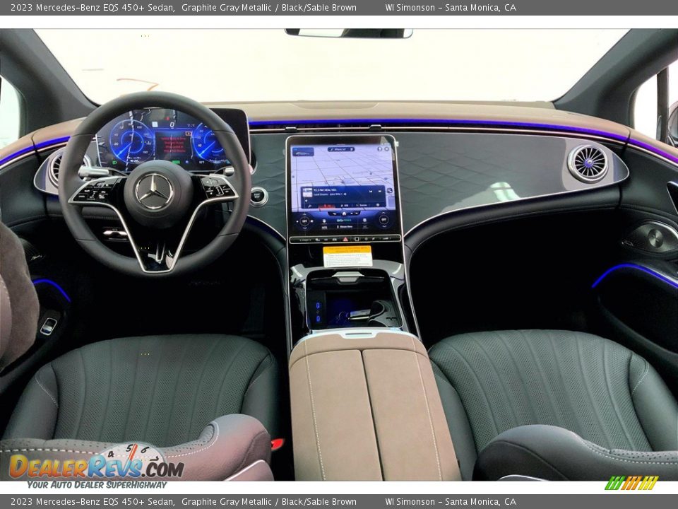 Dashboard of 2023 Mercedes-Benz EQS 450+ Sedan Photo #6