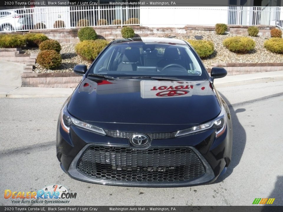 2020 Toyota Corolla LE Black Sand Pearl / Light Gray Photo #10