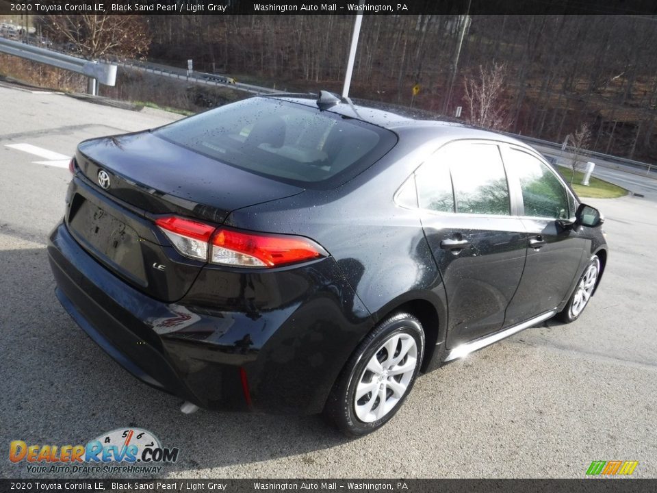 2020 Toyota Corolla LE Black Sand Pearl / Light Gray Photo #14