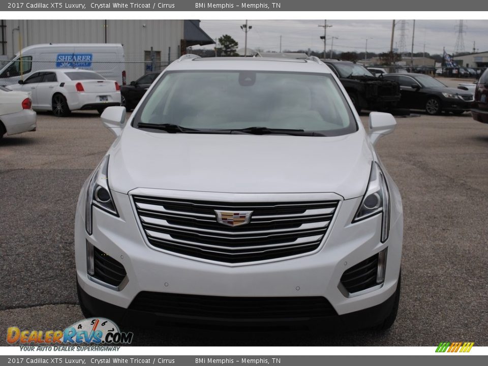 2017 Cadillac XT5 Luxury Crystal White Tricoat / Cirrus Photo #8