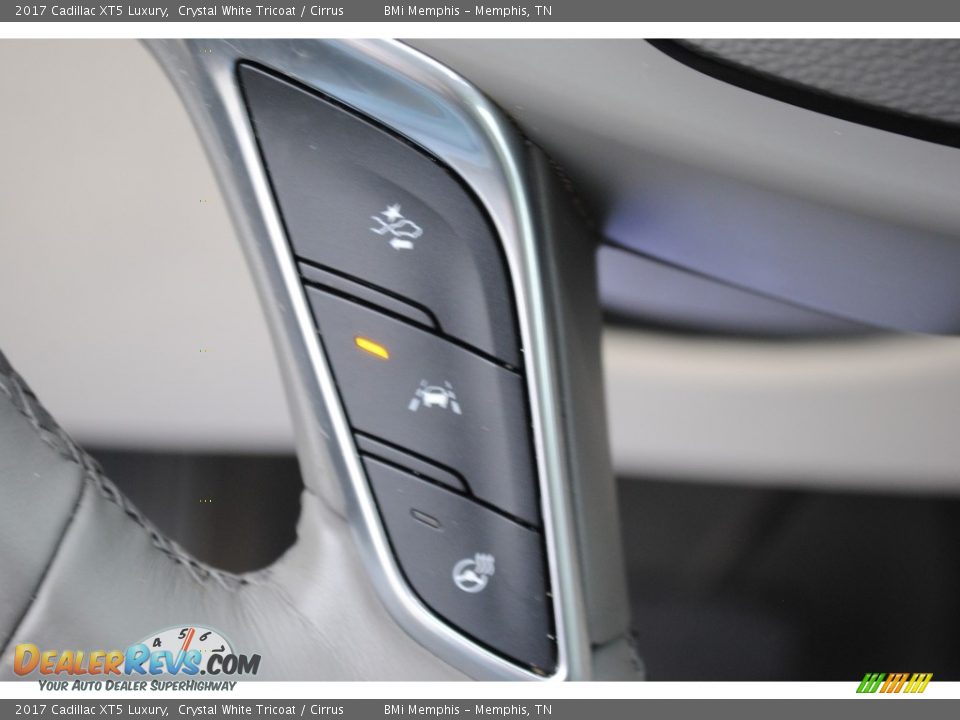 2017 Cadillac XT5 Luxury Crystal White Tricoat / Cirrus Photo #14