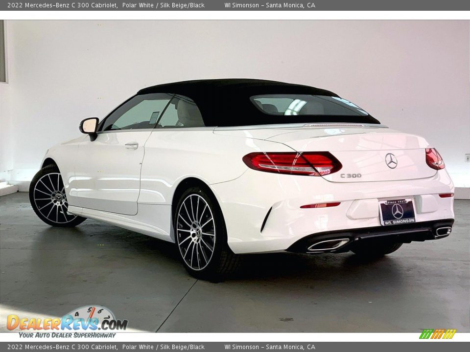 2022 Mercedes-Benz C 300 Cabriolet Polar White / Silk Beige/Black Photo #2