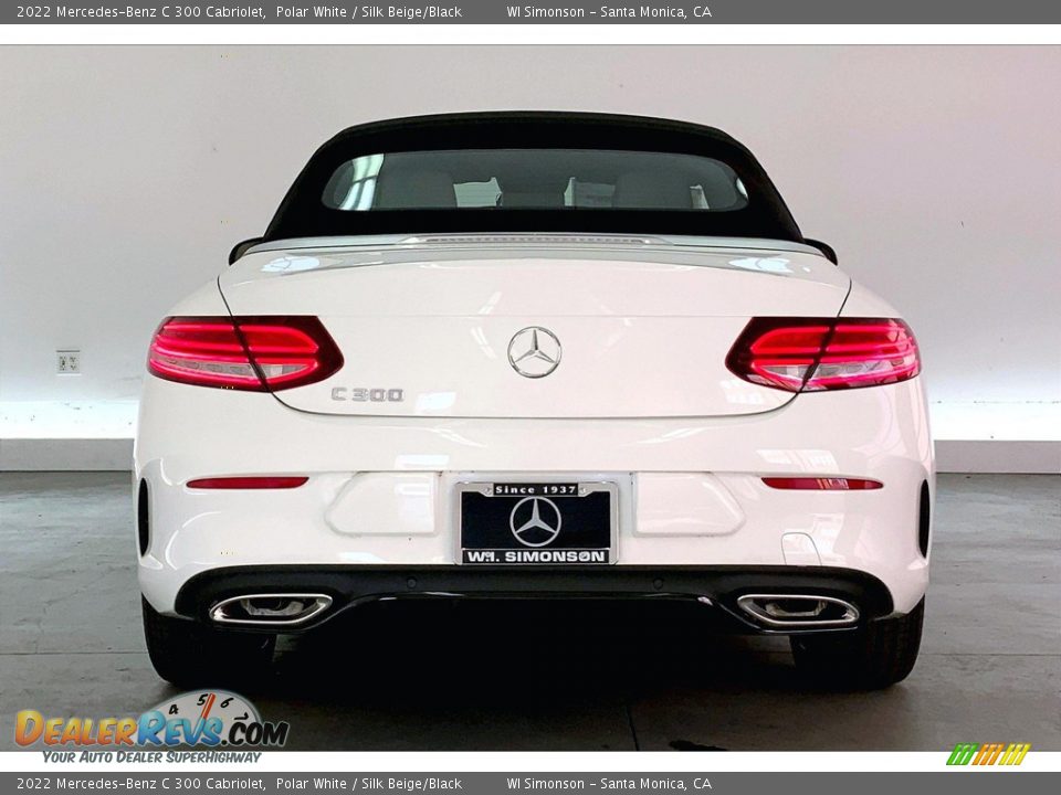 2022 Mercedes-Benz C 300 Cabriolet Polar White / Silk Beige/Black Photo #3