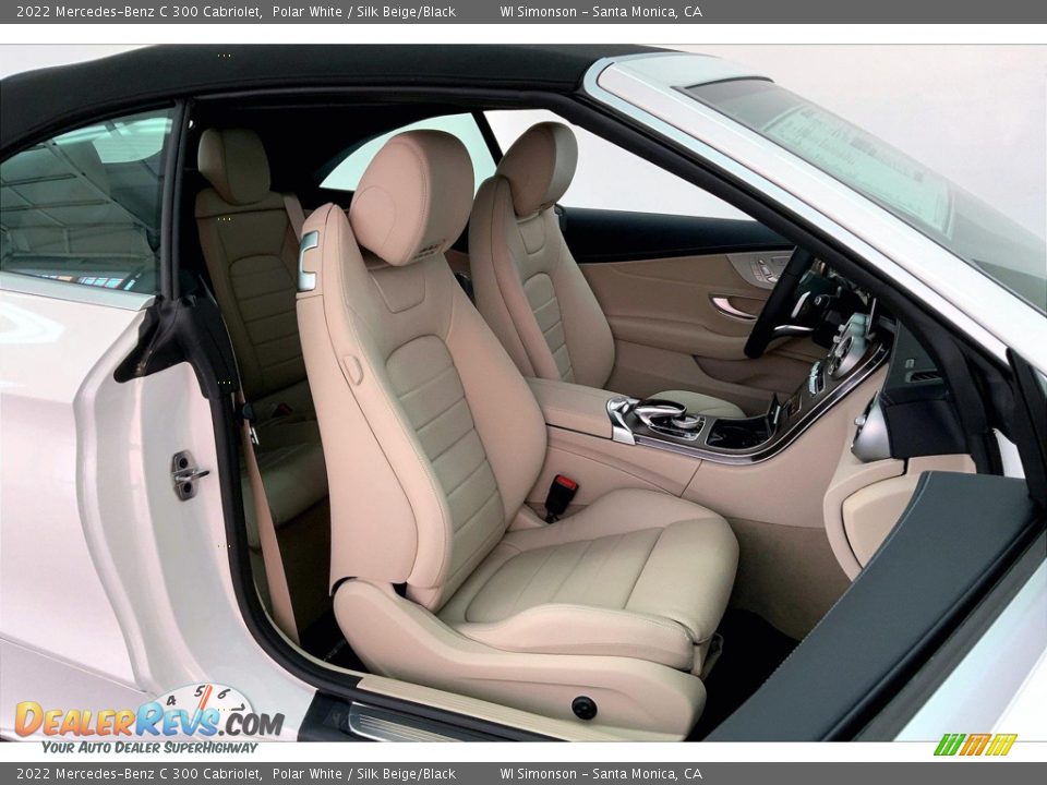 Silk Beige/Black Interior - 2022 Mercedes-Benz C 300 Cabriolet Photo #5