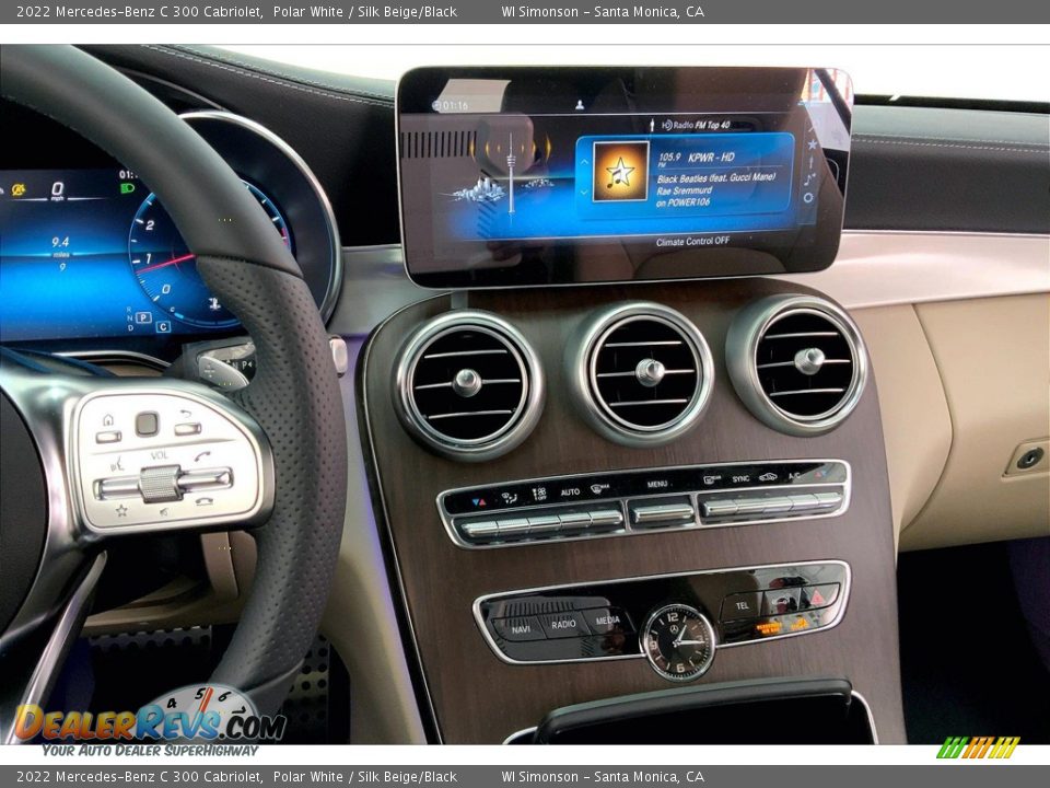 Controls of 2022 Mercedes-Benz C 300 Cabriolet Photo #7