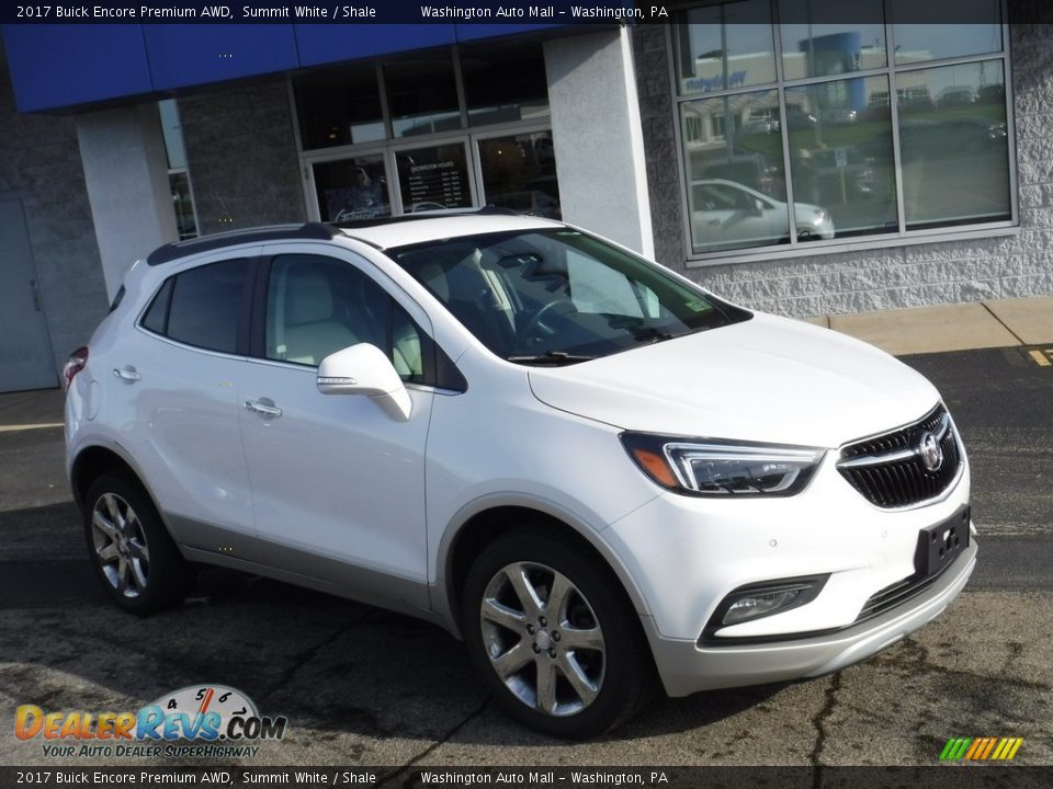 2017 Buick Encore Premium AWD Summit White / Shale Photo #1