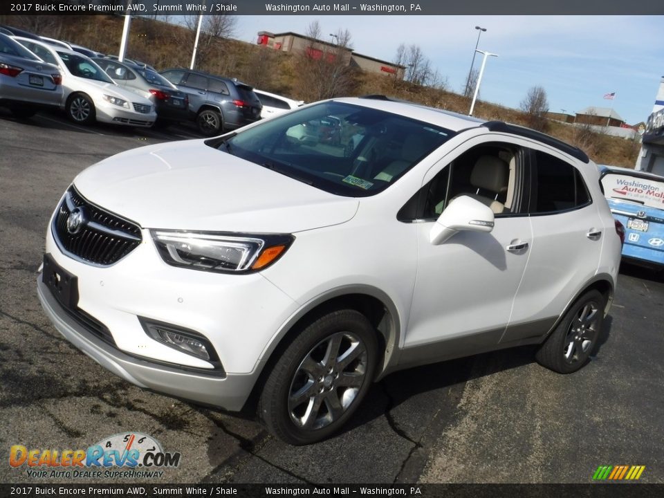 2017 Buick Encore Premium AWD Summit White / Shale Photo #6