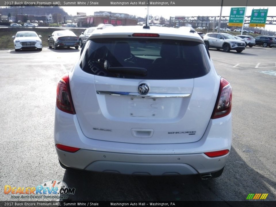 2017 Buick Encore Premium AWD Summit White / Shale Photo #8