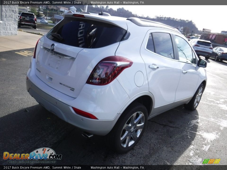 2017 Buick Encore Premium AWD Summit White / Shale Photo #9