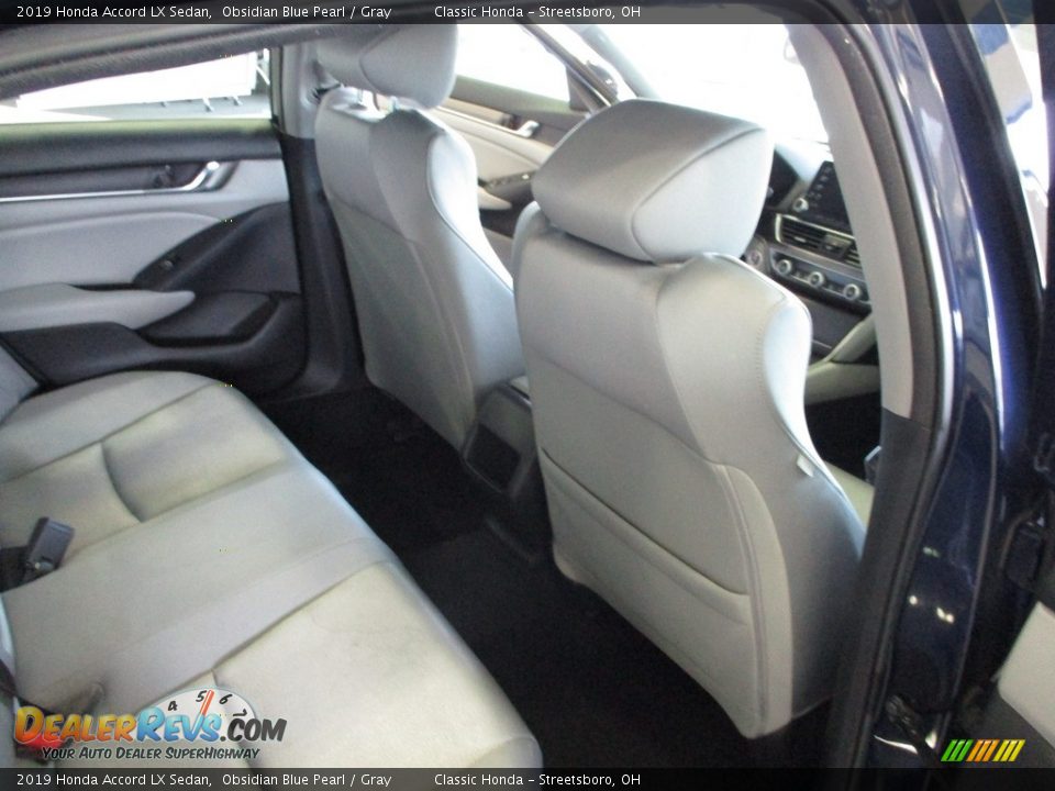 2019 Honda Accord LX Sedan Obsidian Blue Pearl / Gray Photo #18